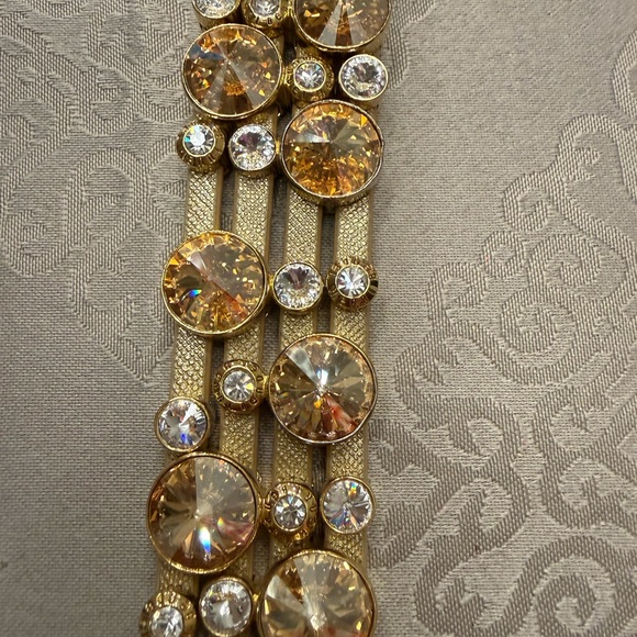 Henri Bendel Gold Crystal Bracelet - Picture 3 of 7